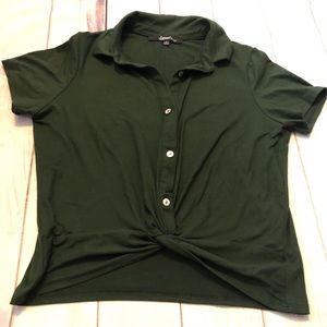 Sweet Rain L Forest Green Polo - Good 👕